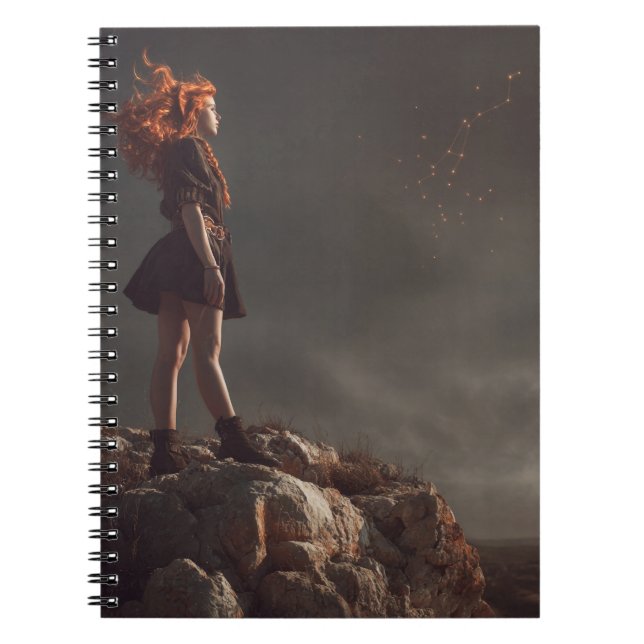 Caderno Espiral Notebook Fiery Redhead Stormwatch Fantasy (Frente)