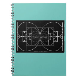 Caderno Espiral Notebook "Fique curioso"