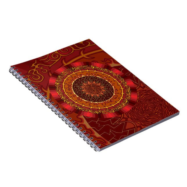 Caderno Espiral Notebook Fire Mandala (Lado Direito)