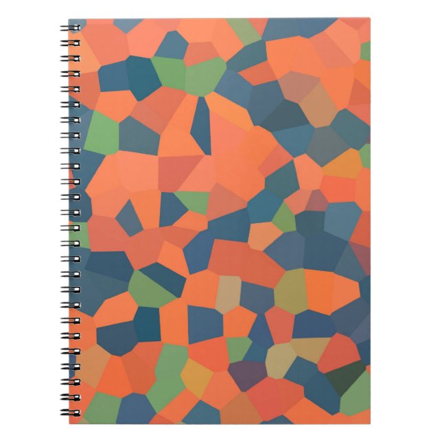 Caderno Espiral Notebook Flame, Meia-Noite, Verde Espiral (Frente)