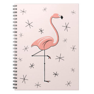 Caderno Espiral Notebook Flamingo Pink