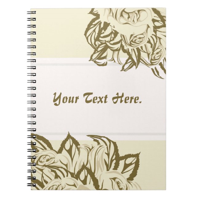 Caderno Espiral Notebook Floral (Frente)