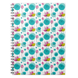 Caderno Espiral Notebook Floral