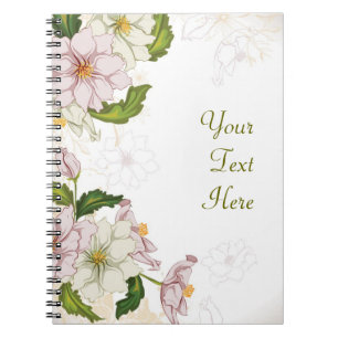 Caderno Espiral Notebook Floral