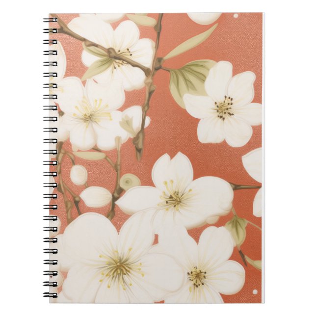 Caderno Espiral Notebook Floral (Frente)