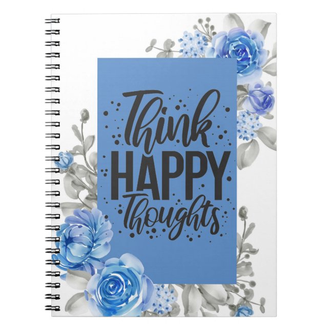 Caderno Espiral Notebook Floral (Frente)