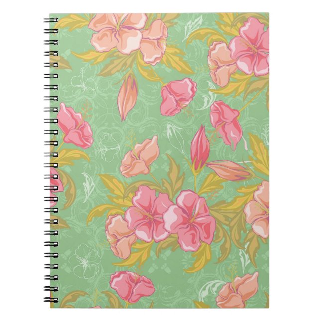 Caderno Espiral Notebook Floral Jarden (Frente)