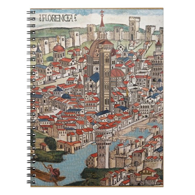 Caderno Espiral Notebook Florencia Colore 1493 (Frente)
