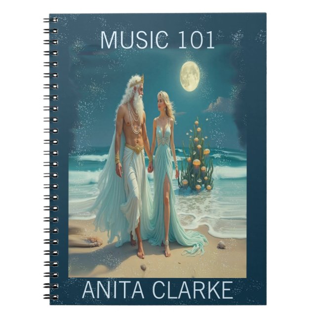 Caderno Espiral Notebook fora do mar (Frente)