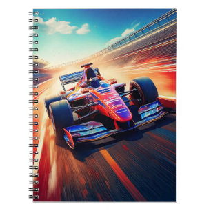 Caderno Espiral Notebook - Fórmula 1