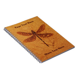 Caderno Espiral Notebook Fossil Dragonfly