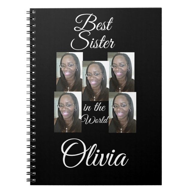 CADERNO ESPIRAL NOTEBOOK FOTO PERSONALIZADO (Frente)