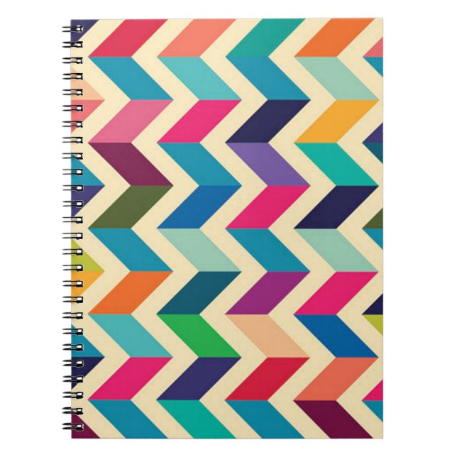 Caderno Espiral Notebook fotográfico/divisa colorido (Frente)