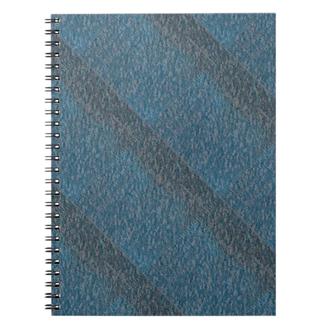 Caderno Espiral Notebook fotográfico espiral AZUL MODERNO (Frente)