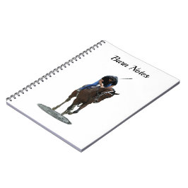 Caderno Espiral Notebook fotográfico espiral em cavalos puro-sangu
