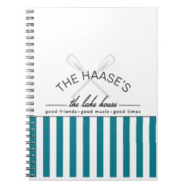 Caderno Espiral Notebook fotográfico espiral Lakehouse Lake Life