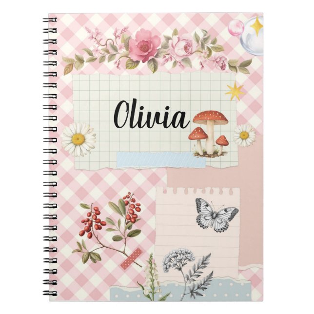 Caderno Espiral Notebook fotográfico espiral personalizado com ver (Frente)