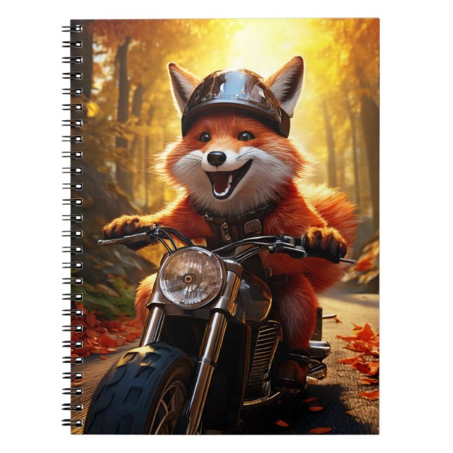 Caderno Espiral Notebook - Fox Riki (Frente)