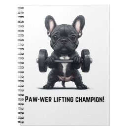 Caderno Espiral Notebook francês Paw-wer Lifter