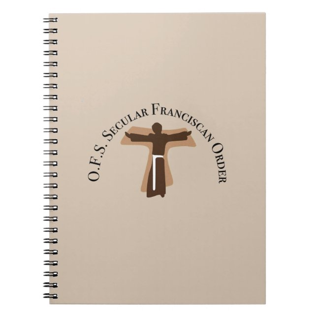 Caderno Espiral Notebook Franciscan Secular (Frente)