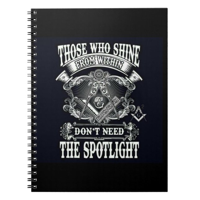 Caderno Espiral Notebook Freemason (Frente)