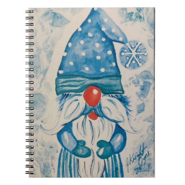 Caderno Espiral Notebook Frosty Gnome Spiral (Frente)