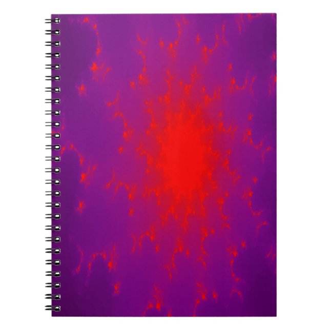 Caderno Espiral Notebook Galáxico queimado (Frente)