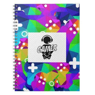 CADERNO ESPIRAL NOTEBOOK "GAMER" SPIRAL BOUND