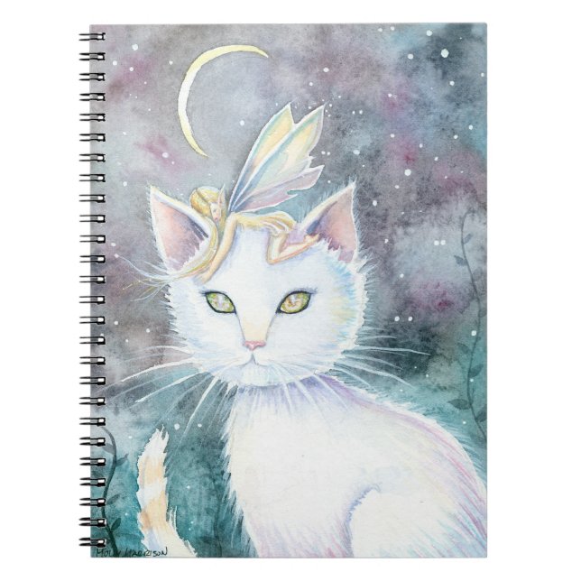 Caderno Espiral Notebook Gato e Fada (Frente)