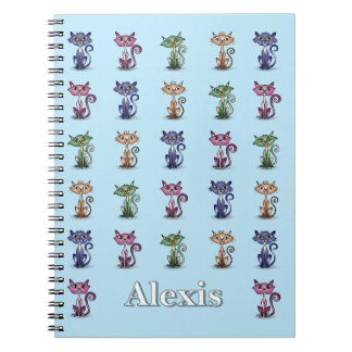 Caderno Espiral Notebook Gato Engraçado