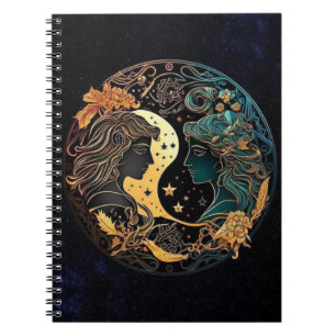 Caderno Espiral Notebook Gemini Zodiac Espiral
