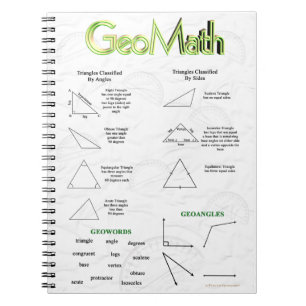 Caderno Espiral Notebook GeoMath