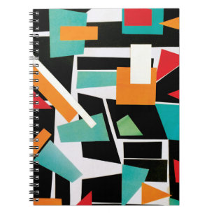 Caderno Espiral Notebook geométrico