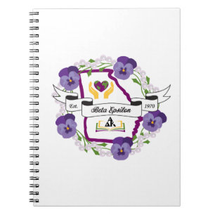 Caderno Espiral Notebook Georgia Beta Epsilon