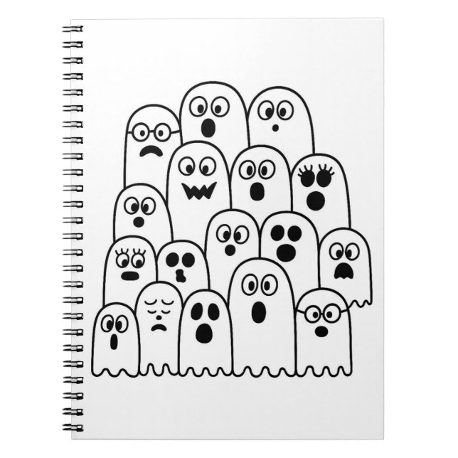 Caderno Espiral Notebook Ghost Spiral (Frente)
