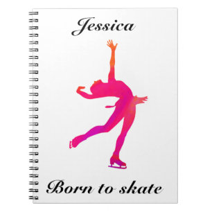 Caderno Espiral Notebook Girls Figure Skating