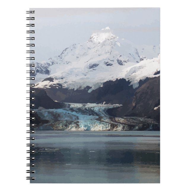 Caderno Espiral Notebook Glacier Bay Alaska, Diário do Parque Naci (Frente)