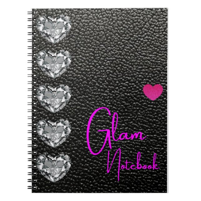 Caderno Espiral notebook glam (Frente)