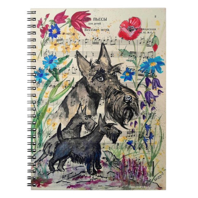 Caderno Espiral Notebook GLaMalot (Frente)