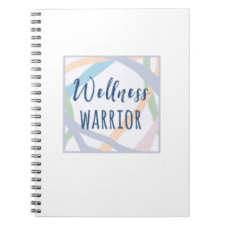 Caderno Espiral Notebook Glass Half-Cheio Wellness Warrior