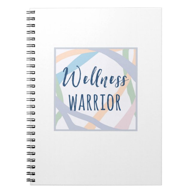 Caderno Espiral Notebook Glass Half-Cheio Wellness Warrior (Frente)