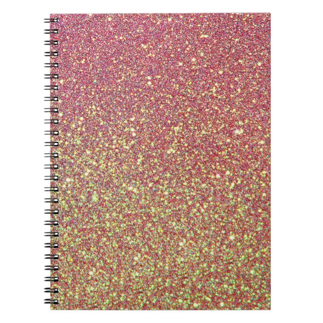 Caderno Espiral Notebook Glitter (Frente)