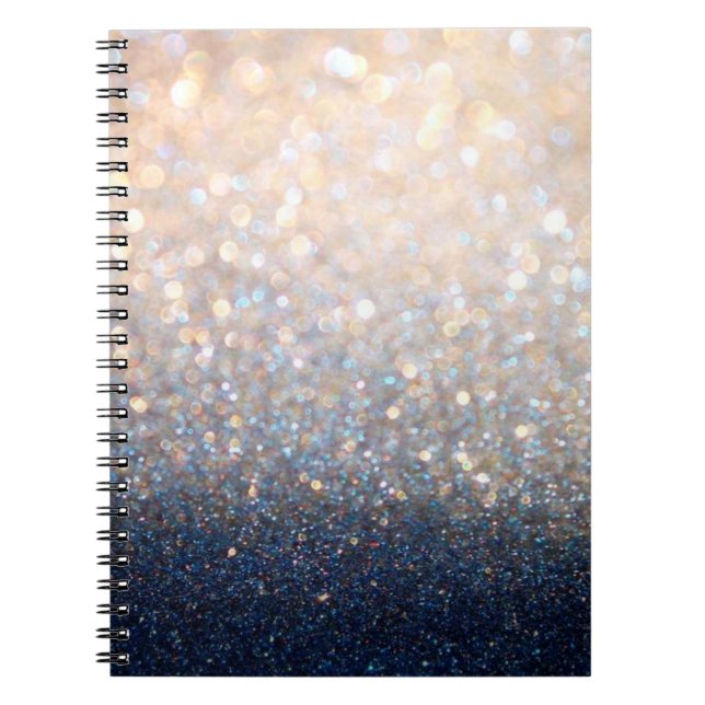 Caderno Espiral Notebook Glitter (Frente)