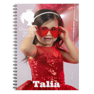 Caderno Espiral Notebook Glitter Girls Talia Spiral
