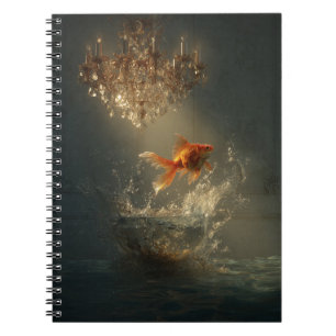 Caderno Espiral Notebook Goldfish Leap Spiral