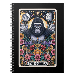 Caderno Espiral Notebook Gorilla Spirit Tarot Card