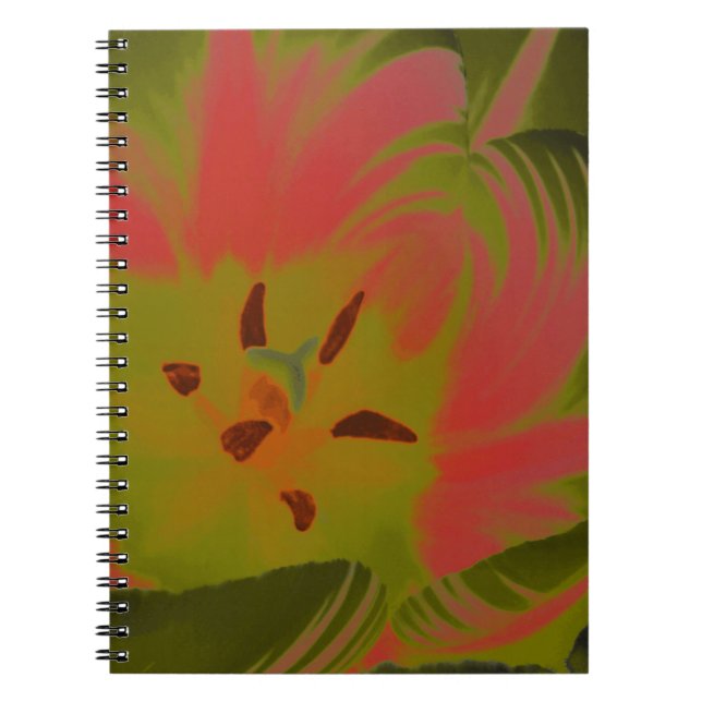 Caderno Espiral Notebook Gótico Red Tulip (Frente)