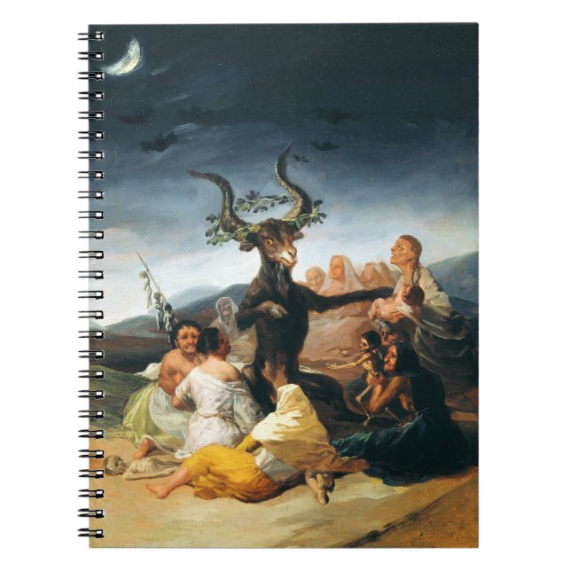 Caderno Espiral Notebook Goya Witches Sabbath (Frente)