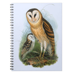 Caderno Espiral Notebook Grass Owl (80 Páginas B&W)