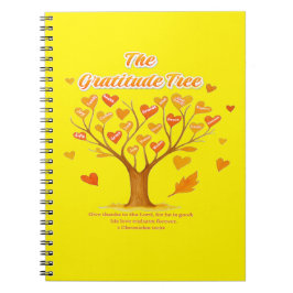 Caderno Espiral Notebook 'Gratitude Tree' Spiral